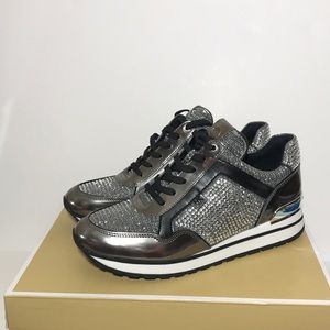 Michael Kors Maddy Trainer Crystal sparkling shoes